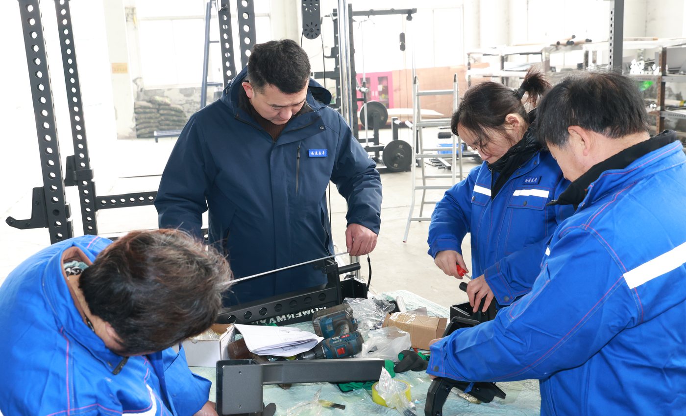 Inspection process for SENFENG SPORTS commercial gym equipment