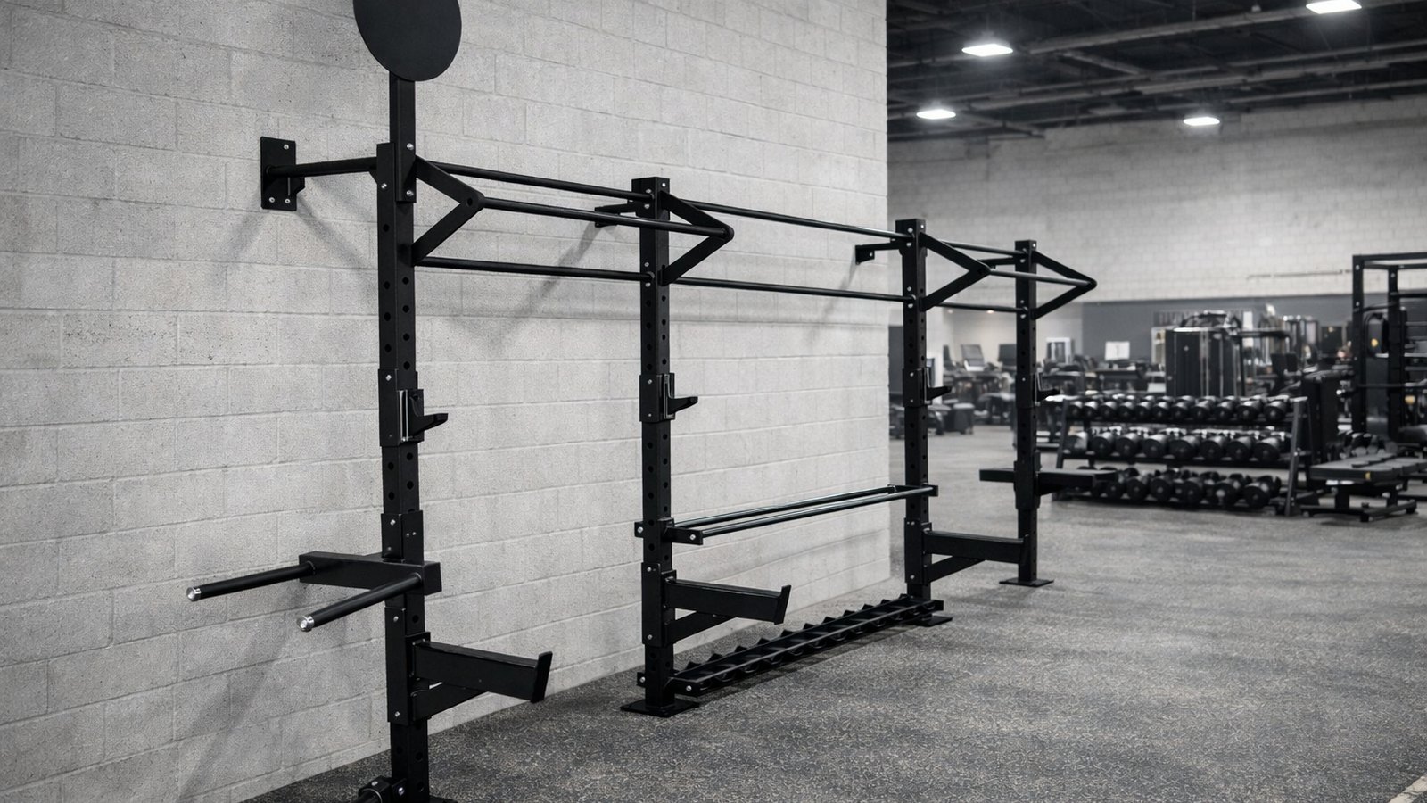 SENFENG SPORTS wall-mounted rig for compact commercial gym strength zones